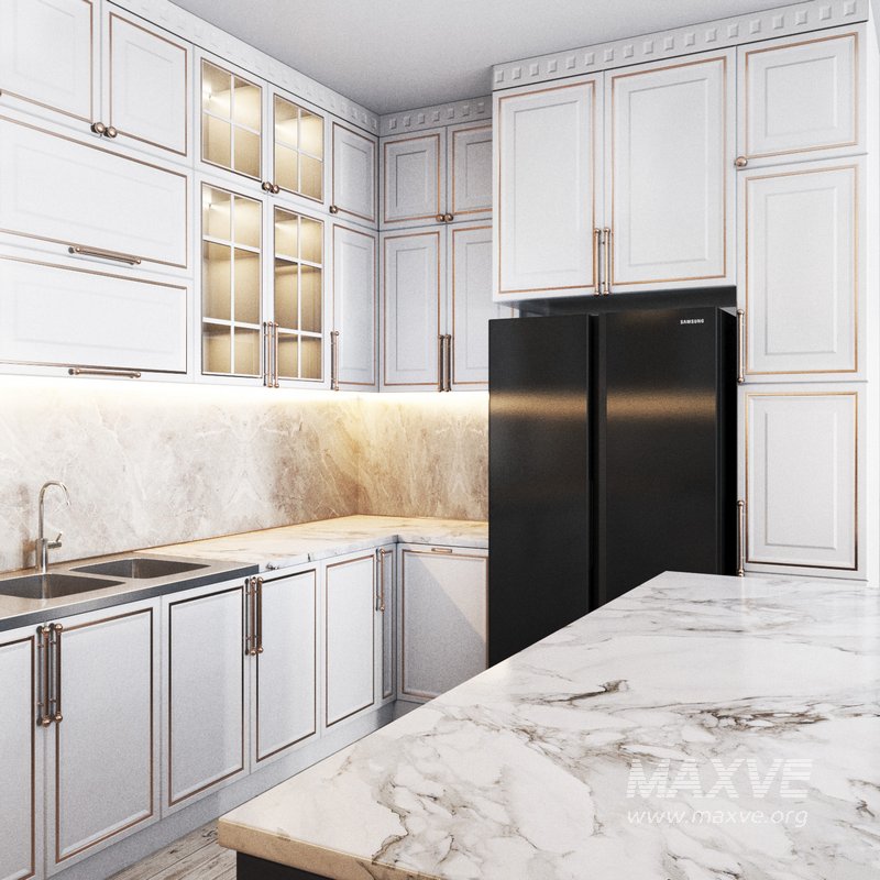 Neoclassical kitchen02 - Image 3