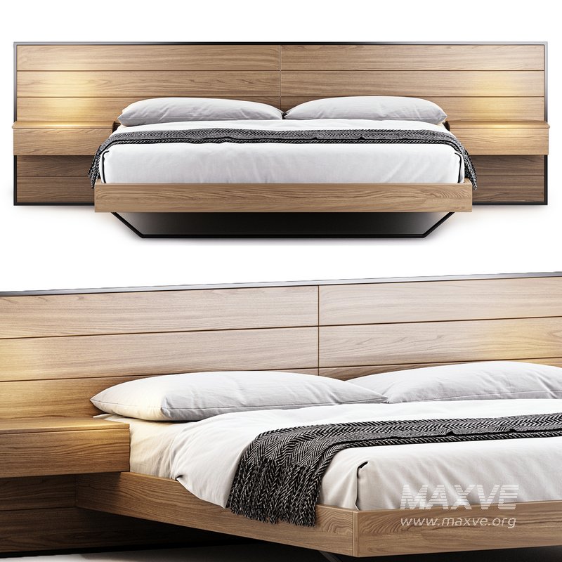 Rialto bed by Riva 1920 - Image 3