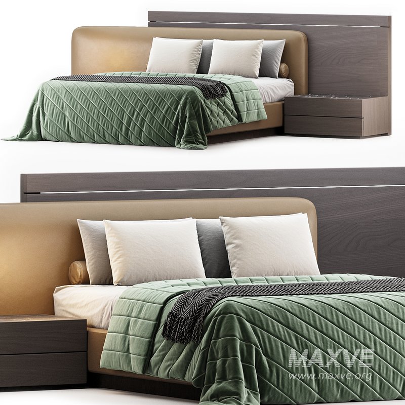 Double bed by Lazzoni - Image 2