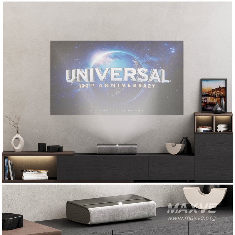 TV wall with laser projector from Samsung LSP9T - Image 1