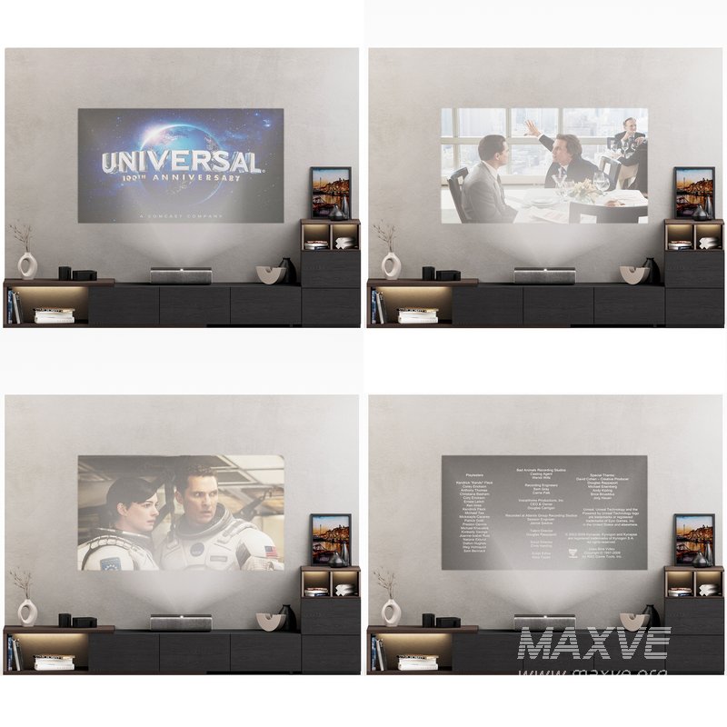 TV wall with laser projector from Samsung LSP9T - Image 2
