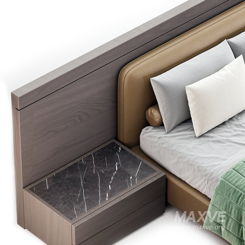 Double bed by Lazzoni - Image 4