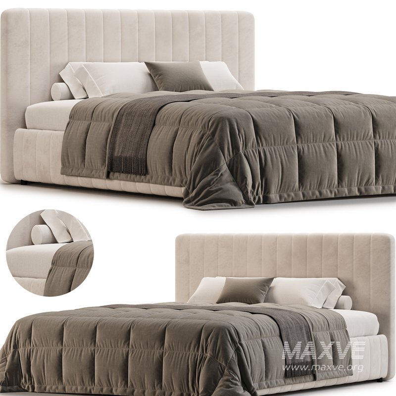 Bed Prima Low beige - Image 1