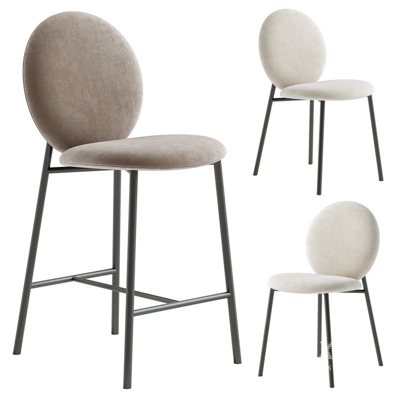 BLAZE Barstool & BLAZE Chair - Image 1