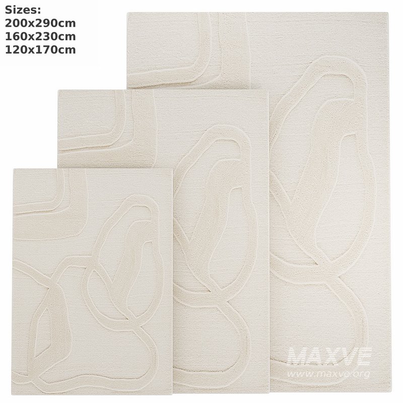 Caila Abstract Wool Rug - Image 3