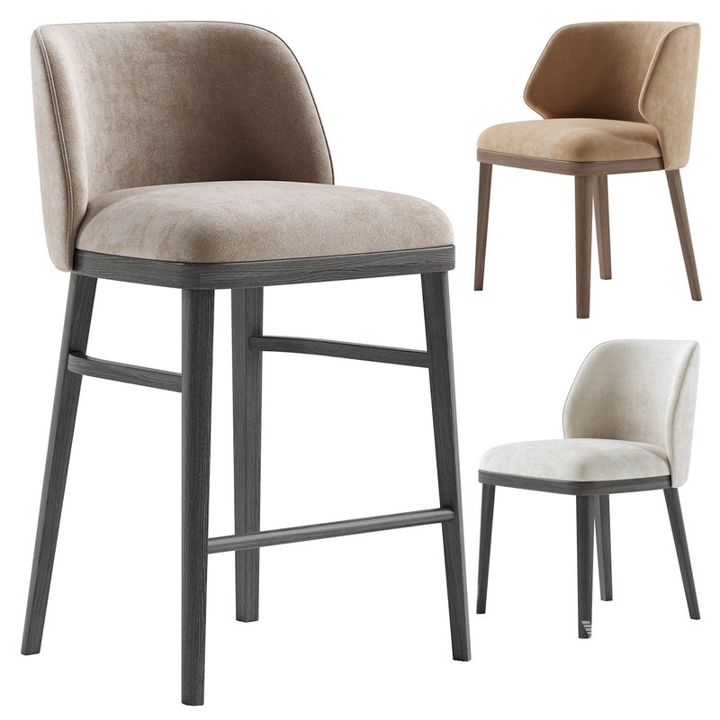 LUM BarStool & LUM Chair - Image 1