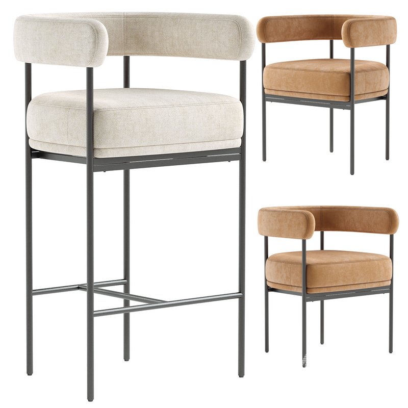 ARCADE Barstool & ARCADE Chair - Image 1