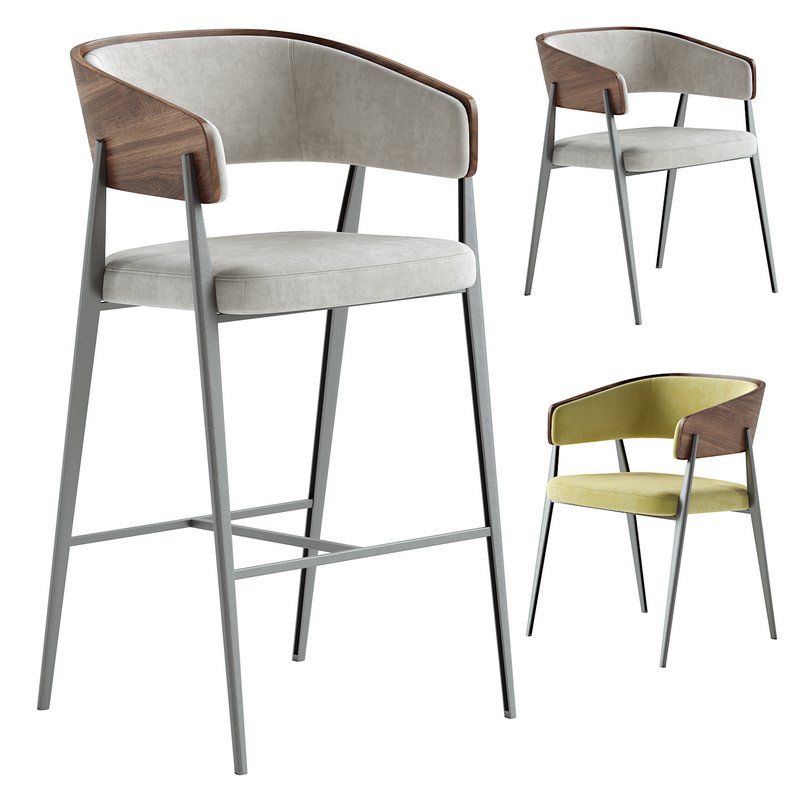Aria Dining Chair & Aria Barstool - Image 1
