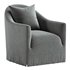 Trudeaux Slipcover Swivel Chair - Thumbnail 2