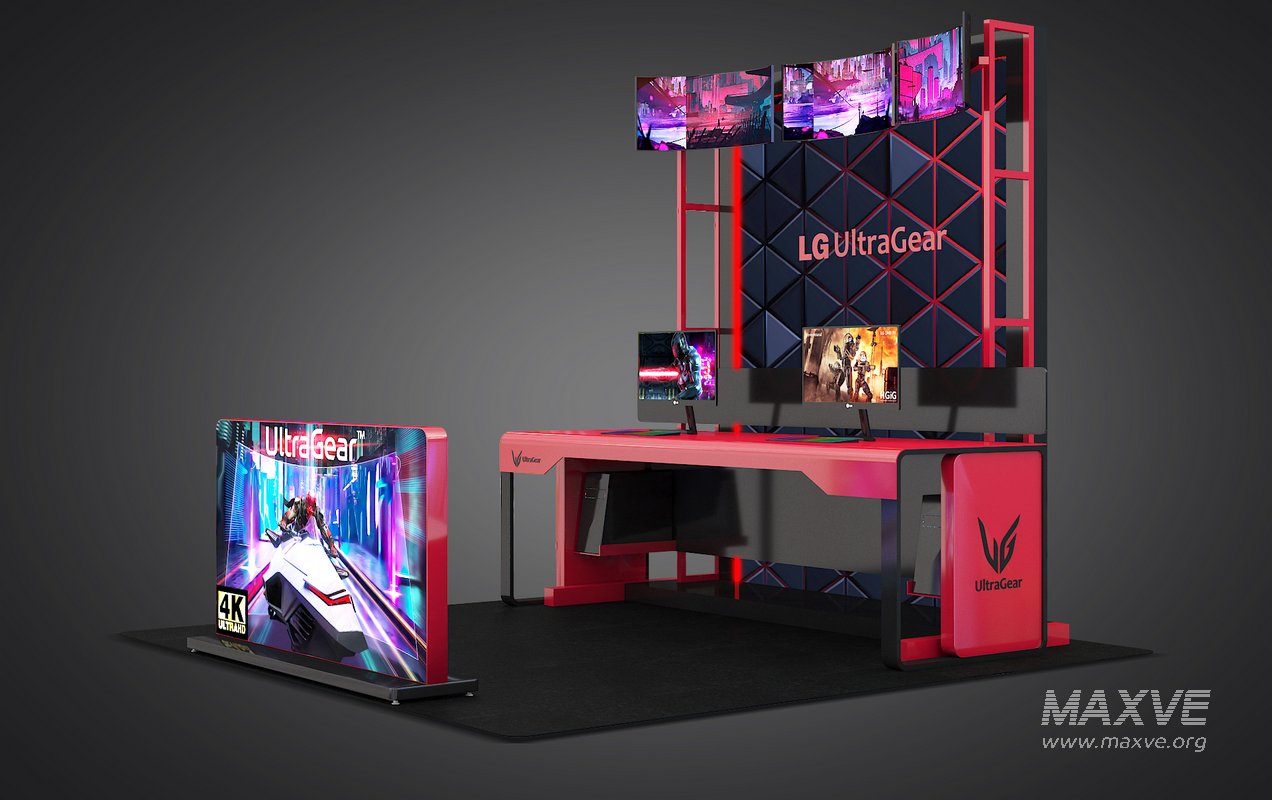 Office Desk 3d model - Image 1