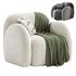 Flair Nina Boucle Teddy Accent Chair - Thumbnail 1