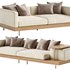 Japandi XXL Wooden Sofa 01 - Thumbnail 4