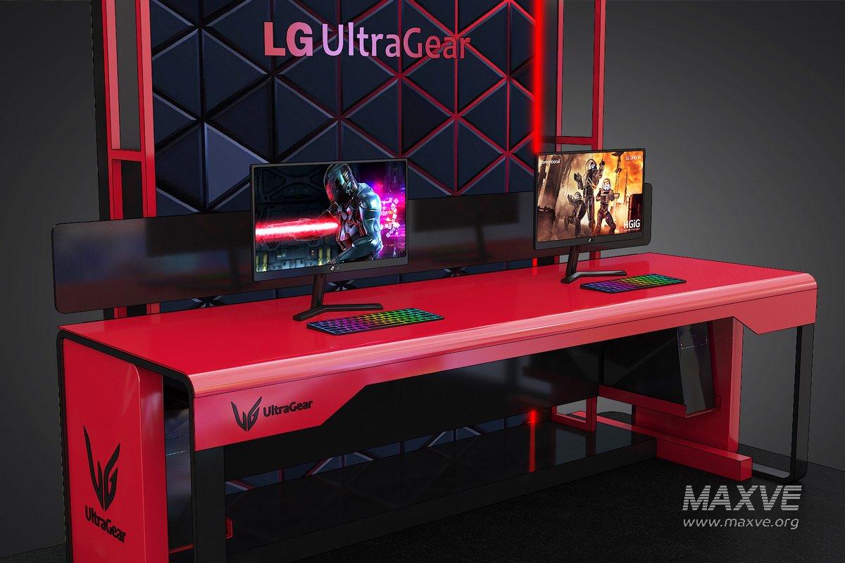 Office Desk 3d model - Image 2