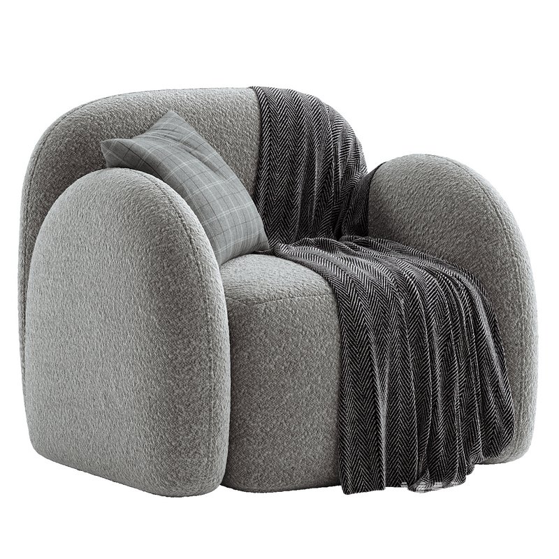Flair Nina Boucle Teddy Accent Chair - Image 5