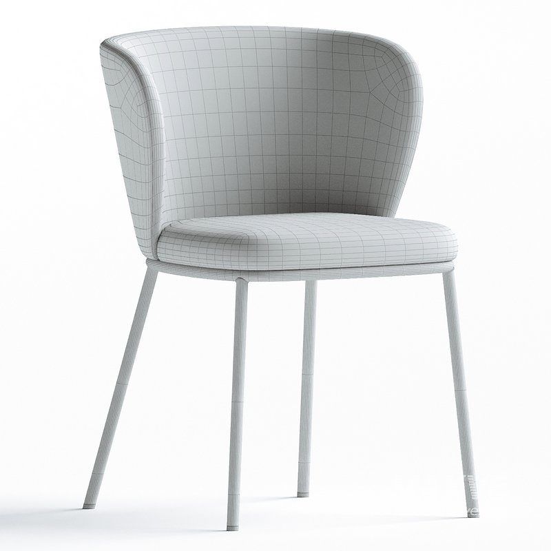 Ciselia Chenille Chair - Image 2