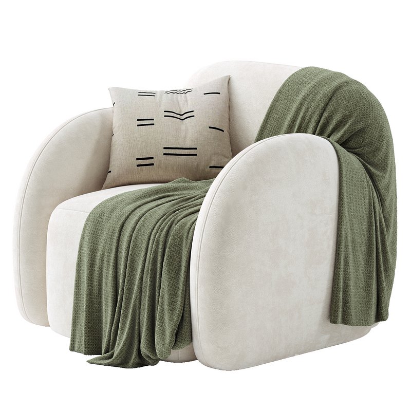 Flair Nina Boucle Teddy Accent Chair - Image 3