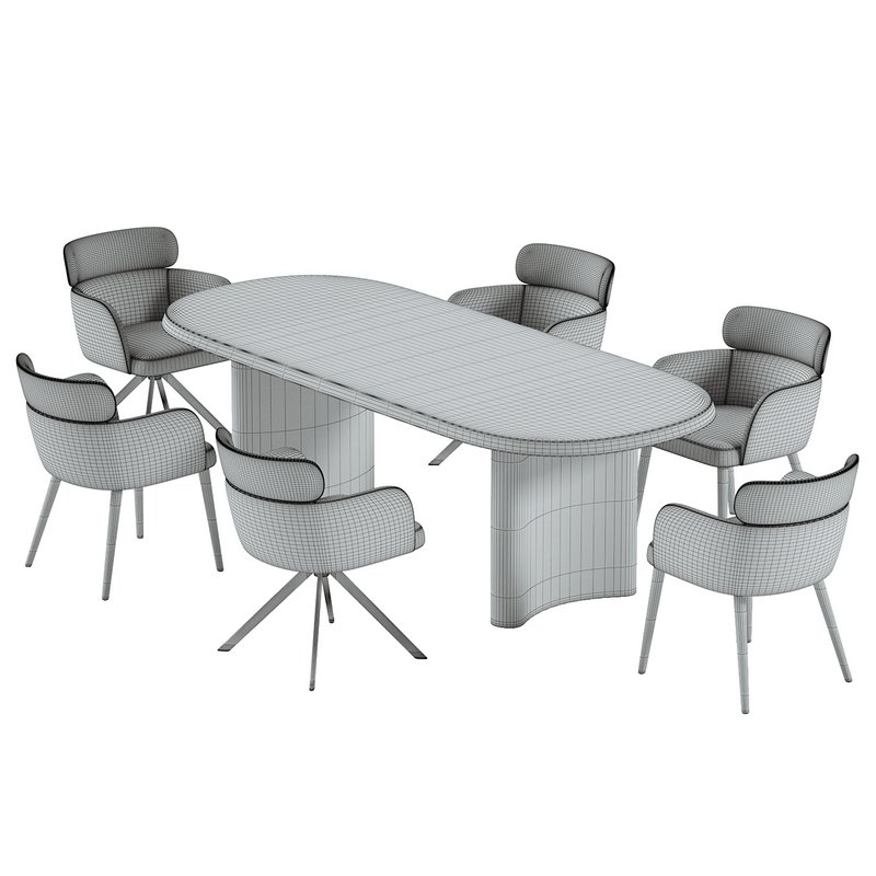 LAY armchair & ALTURA Dining Table - Image 4