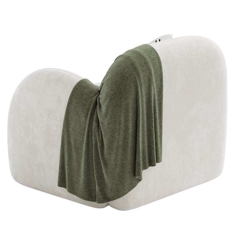 Flair Nina Boucle Teddy Accent Chair - Image 4