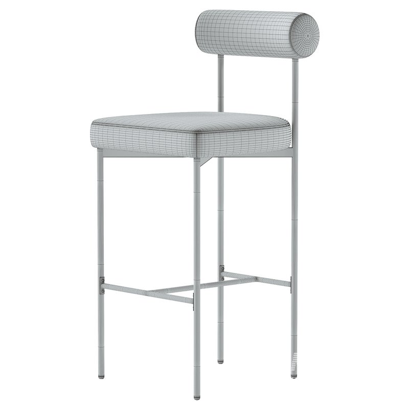 Metal Counter Bar Stool & Metal Dining Chair - Image 7