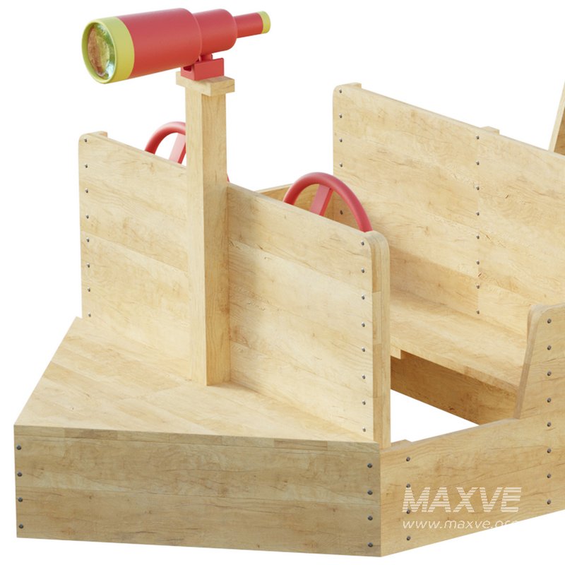 ADMIRAL WOODEN PLAY BOAT - Image 10