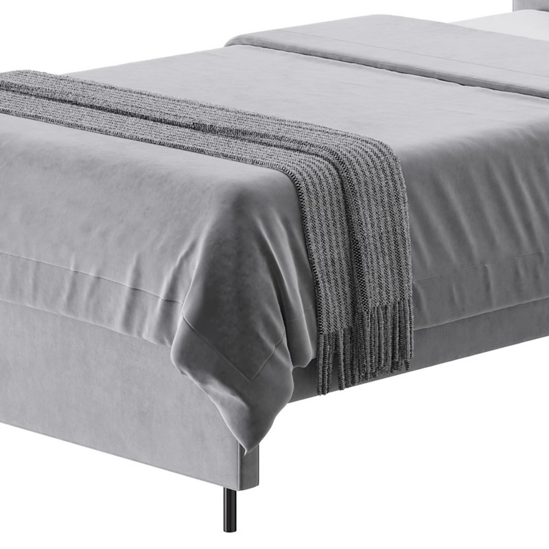 Upholstered bed frame - Image 9