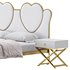Glam Upholstered Headboard Bed - Thumbnail 10