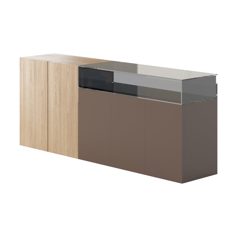 36e8 Glass Sideboard - Image 10