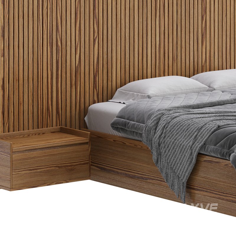 Batten White Oak King Plinth-Base Storage bed - Image 10