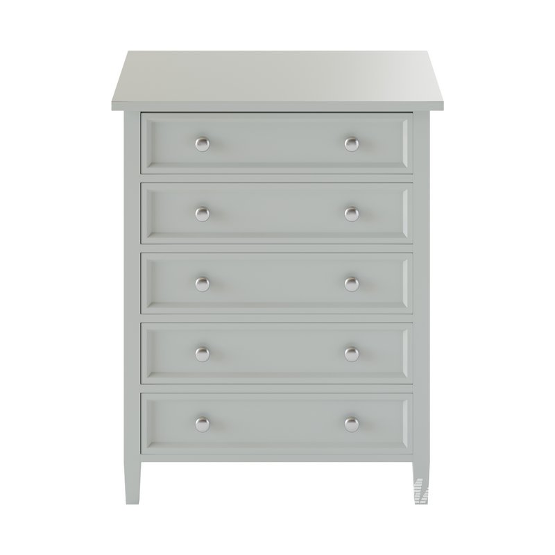 Harbor Grey 5-Drawer Chest - Image 10
