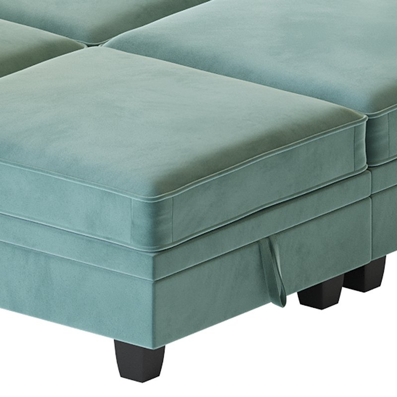 Sectional Sofa Convertible Sofa Bed 2 - Image 9