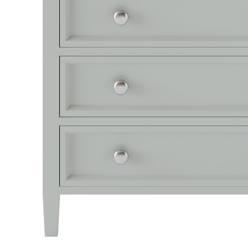 Harbor Grey 5-Drawer Chest - Image 11