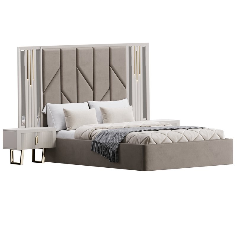 SHIMMY BEDROOM SET bed - Image 1