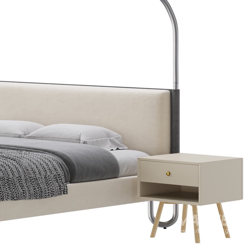 Gracia King Upholstered Canopy bed - Image 11