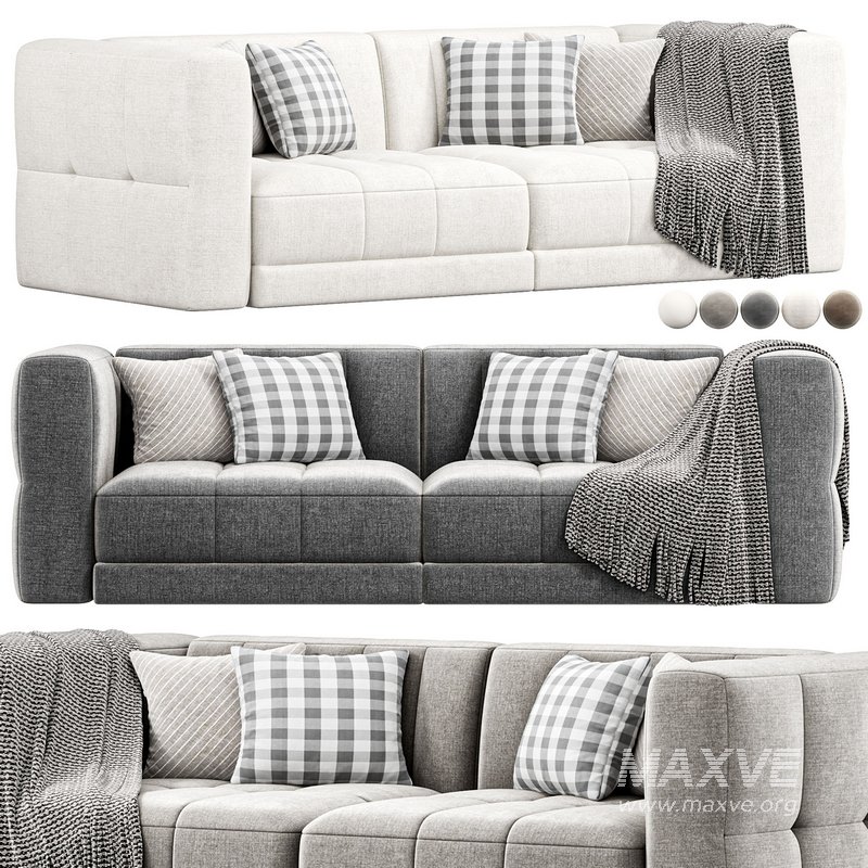 Tavi Sofa Alcala Graphite By Highfashionhome - Image 2