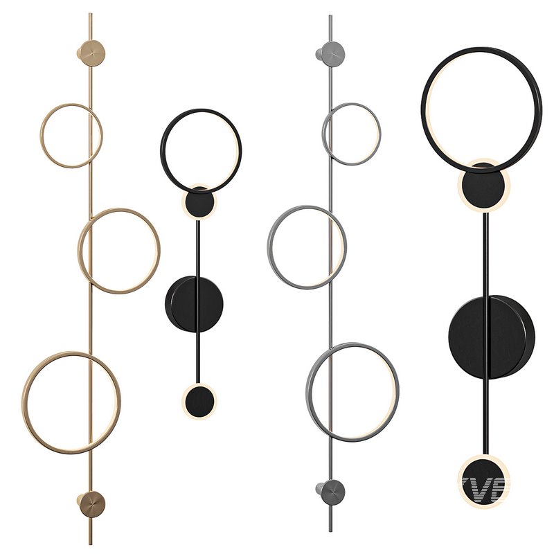 Molecular Circle wall lamp - Image 1