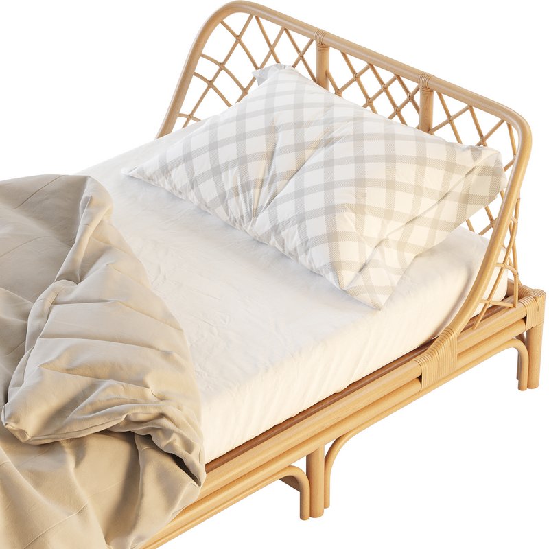 Katsuki Rattan Bed - Image 9