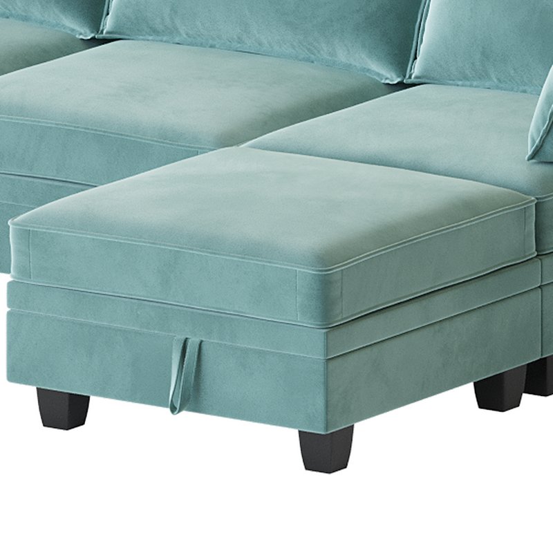 Sectional Sofa Convertible Sofa Bed - Image 11
