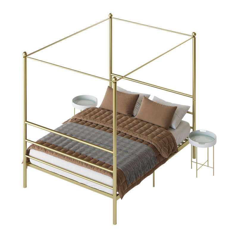 Mainstays Metal Canopy bed - Image 12