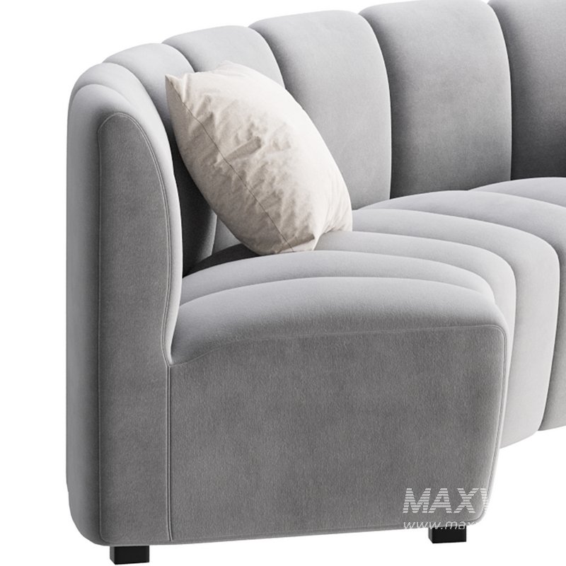 Lando modular curved seat - Image 12