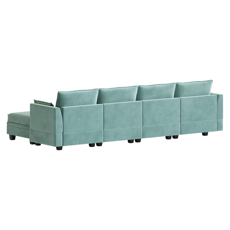 Sectional Sofa Convertible Sofa Bed - Image 12