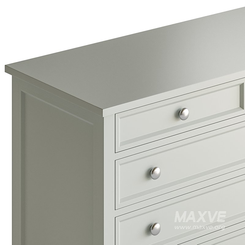 Harbor Grey 5-Drawer Dresser - Image 12