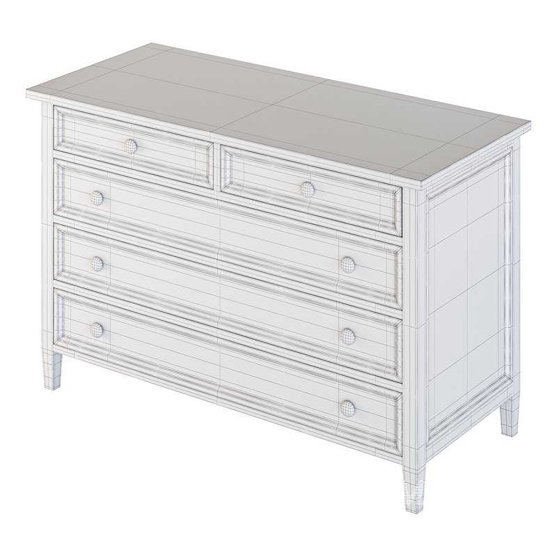 Harbor Grey 5-Drawer Dresser - Image 15