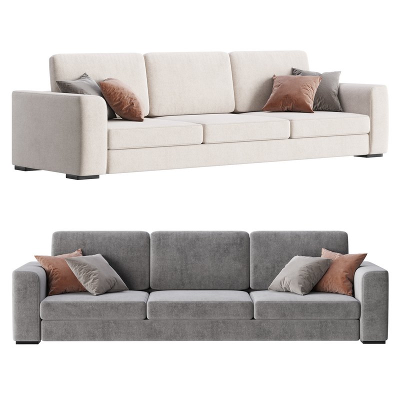 grey sofa - Image 1