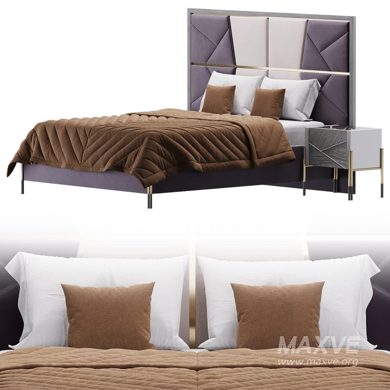 ELITE BEDROOM SET bed - Image 1