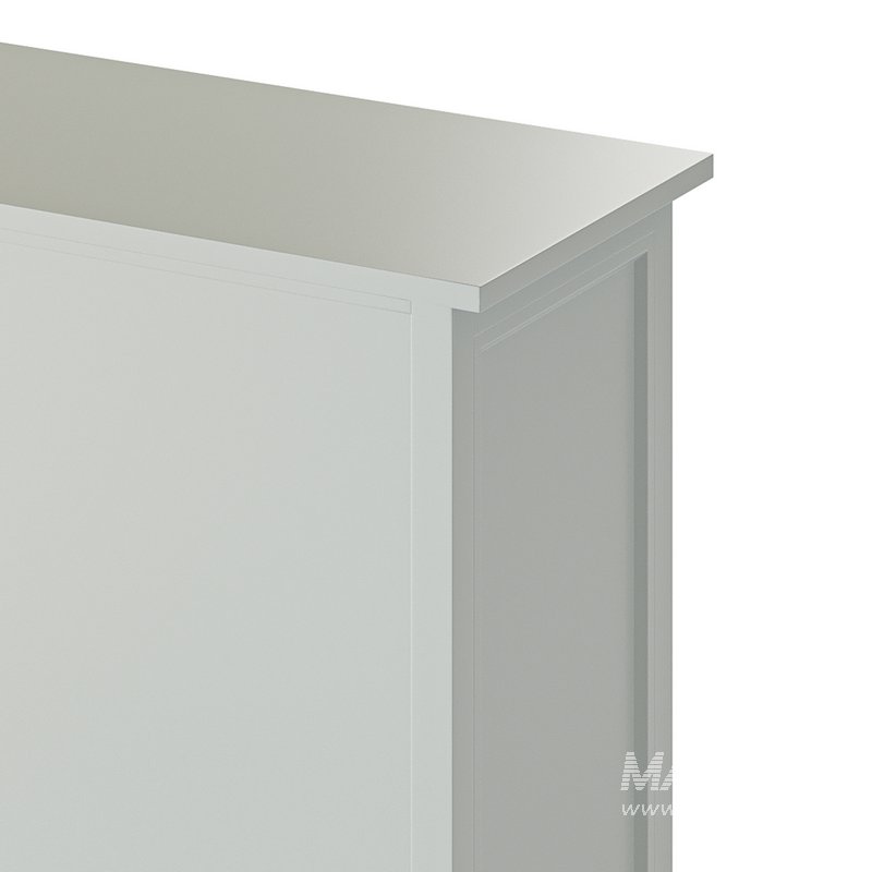 Harbor Grey 5-Drawer Chest - Image 13