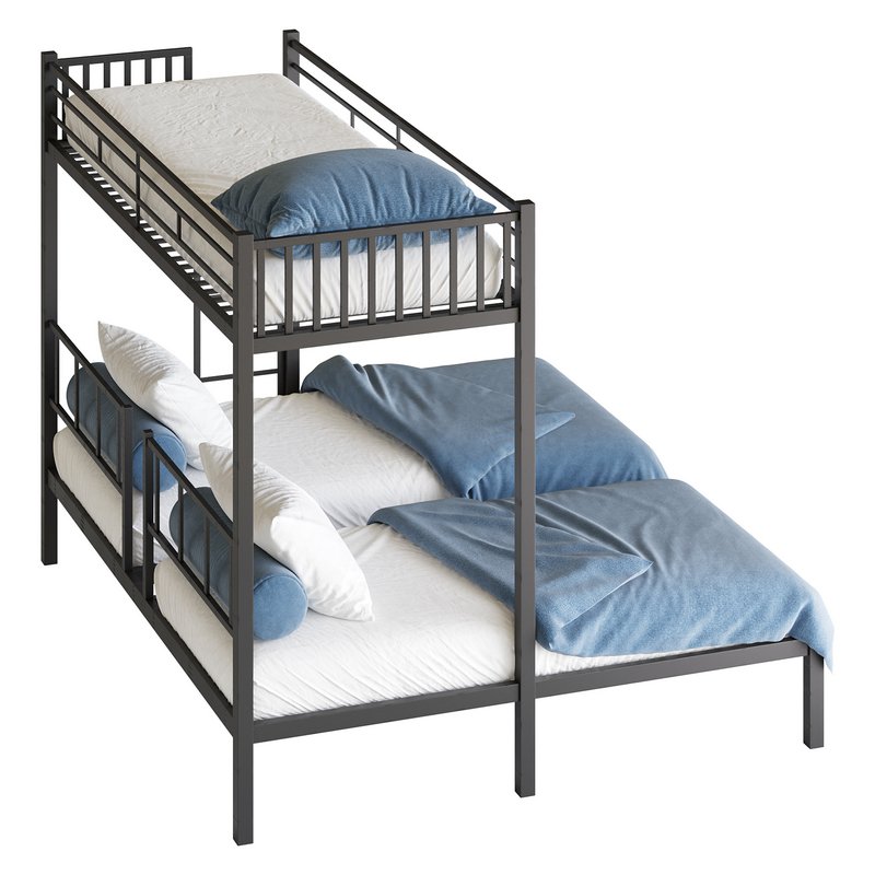 Metal Triple Bunk Beds - Image 12