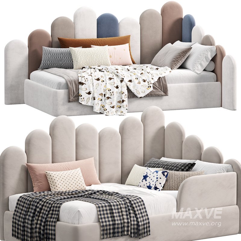 ADULT SINGLE BED ARIA 02 SNOWY - Image 2