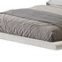 Cesar Suede Fabric Contemporary Minimalist Bed - Thumbnail 12
