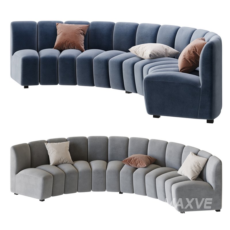 Lando modular curved seat - Image 1