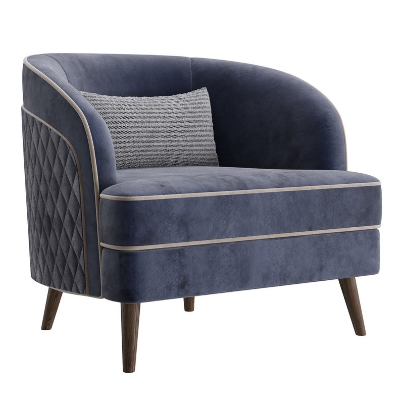 FH-7272 Boston Arm Chairs Pair - Image 1